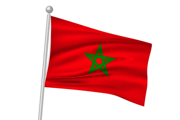 Drapeau du Maroc — Image vectorielle