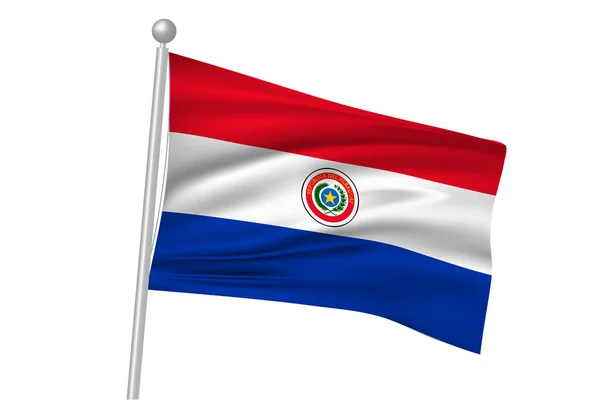 Paraguay national flag flag — Stock Vector