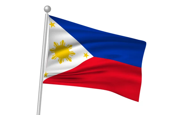 Bandera de Filipinas — Vector de stock