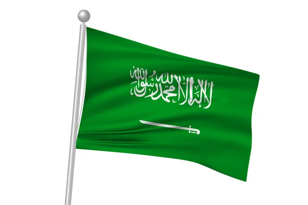 Bandera de Arabia Saudita — Vector de stock