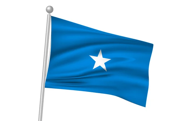 Somalia flag flag — Stock Vector