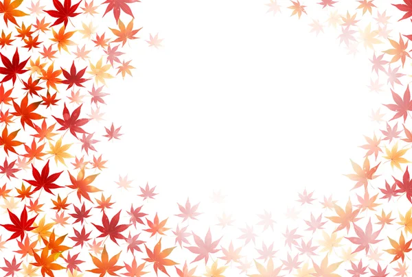 Maple foliage background — Stock Vector