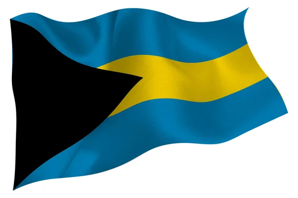 Bandera Nacional de Bahamas — Vector de stock