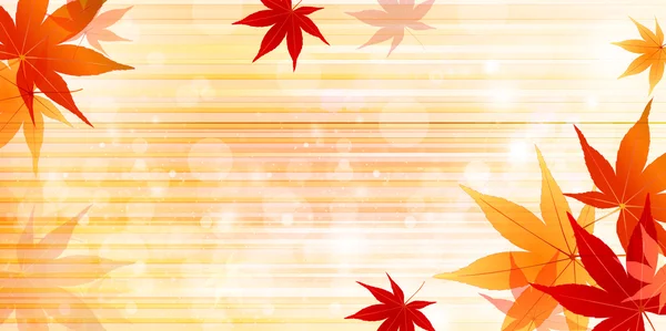 Herbst Blätter Ahorn Hintergrund — Stockvektor