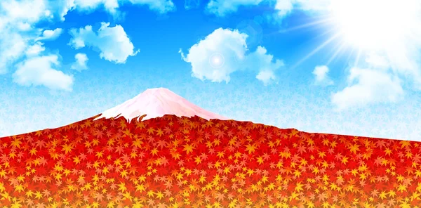 Feuillage d'érable Fuji — Image vectorielle