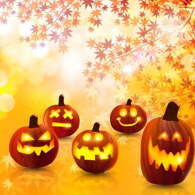 Cadılar Bayramı Balkabağı akçaağaç