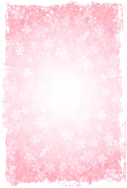 새 해 카드 벚꽃 배경 — 스톡 벡터