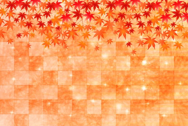 メープルの紅葉背景 — ストックベクタ