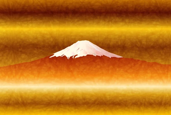 Fondo de tarjeta de Año Nuevo Fuji — Vector de stock