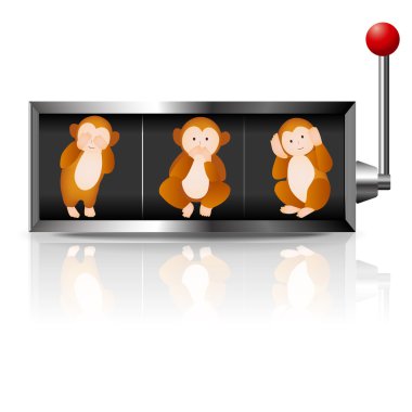 Maymun üç bilge maymunlar yuvası