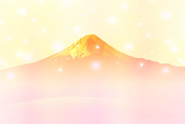 Fuji new year 's card background — Stockvektor