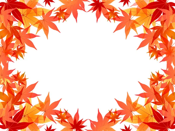 Maple bladverk bakgrund — Stock vektor