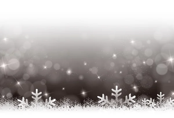 Fond de Noël neige — Image vectorielle