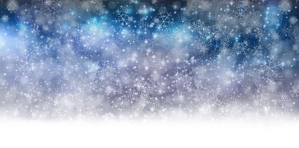 Snow Christmas background — Stock Vector