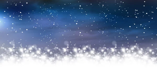 Fondo de Navidad de nieve — Vector de stock