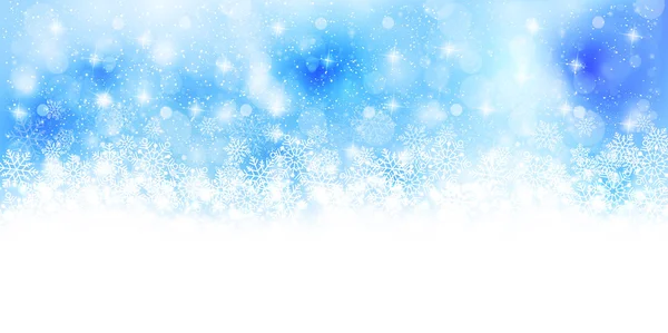 Fondo de Navidad de nieve — Vector de stock