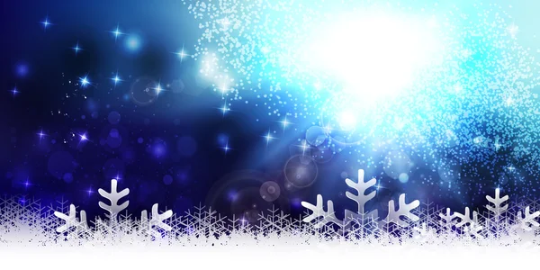 Light snow Christmas — Stockvector