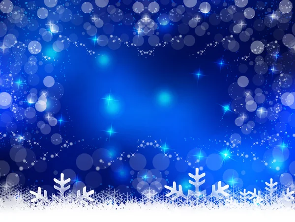 Luz de neve Natal — Vetor de Stock