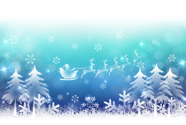 Fondo de Navidad de nieve — Vector de stock