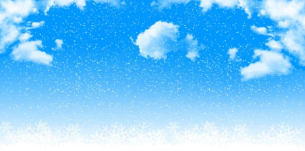 Fond de lumière neige — Image vectorielle