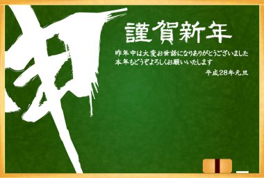 Maymun tebrik kartları arka plan