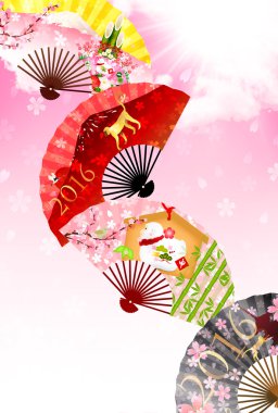 Maymun tebrik kartları arka plan