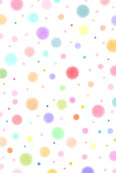 Polka Dot bunte Neujahrskarte — Stockvektor