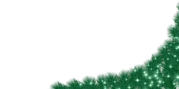 Fondo de abeto de Navidad — Vector de stock