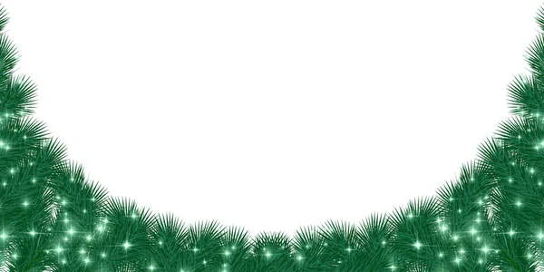 Kerstmis fir tree achtergrond — Stockvector