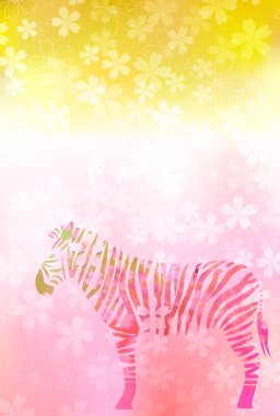 Öğlen Kartı Oriental Zodiac İşaret Arkaplanı