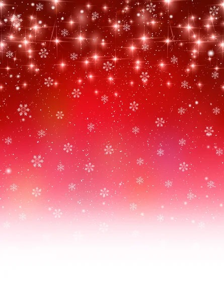 雪のクリスマスの背景 — ストックベクタ
