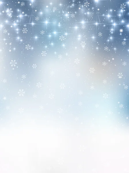 Fond de Noël neige — Image vectorielle