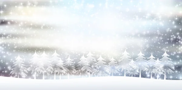 Weihnachten Schnee Hintergrund — Stockvektor