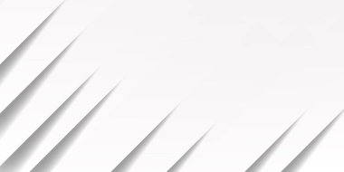 3B Beyaz Siluet Desenli Arkaplan