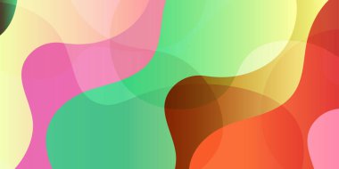 Renkli Eğri Geometrik Desen Arkaplanı