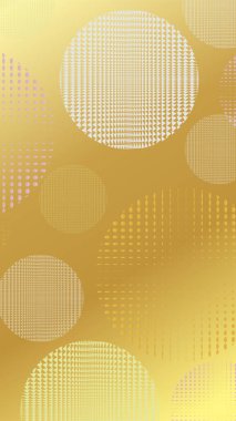 Japon Desenli Altın Şablon Arkaplanı