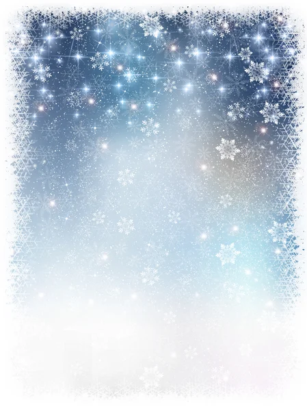 Snow Christmas background — Stock Vector