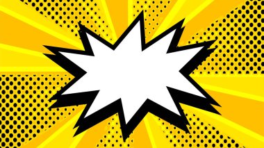 Çağrı Noktalı Turuncu Pop Arkaplanı