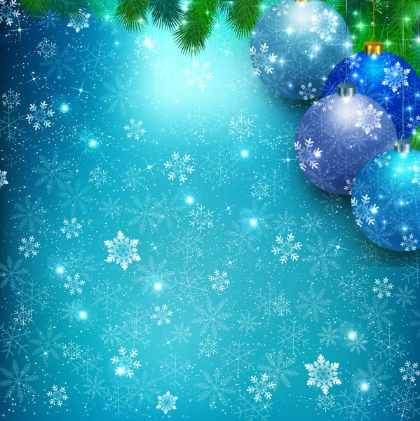 Trees of Christmas snow fir — Stock Vector