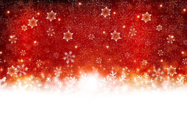 Snow Christmas sky background — Stock Vector
