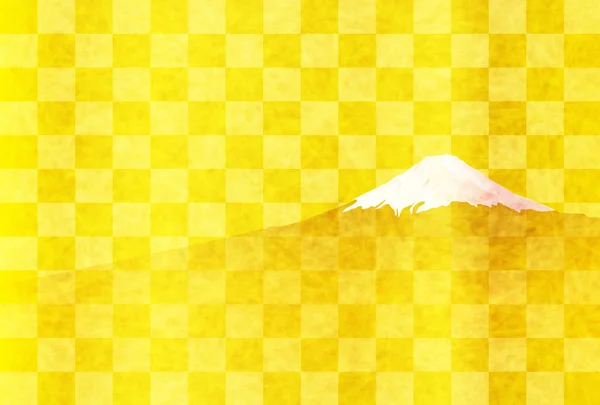 Fuji Cartes de voeux en papier japonais — Image vectorielle