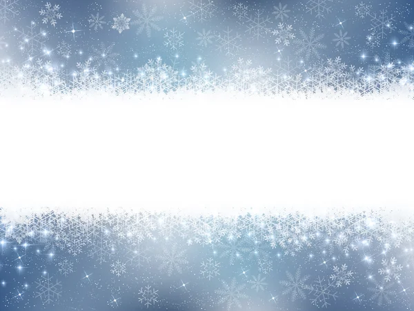 Snow light Christmas background — Stock Vector
