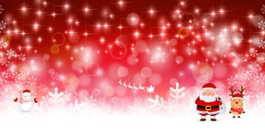 Kar Christmas Santa arka plan