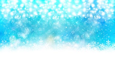 Kar Noel ışık arka plan