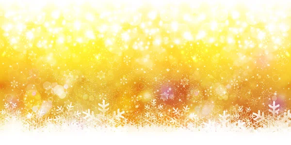 Snow Christmas lichte achtergrond — Stockvector