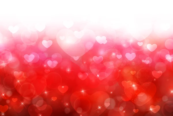 Valentine Heart cute background — Stock Vector