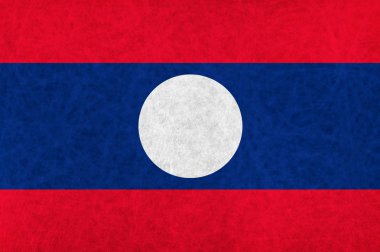 Laos ulusal bayrak ülke bayrağı
