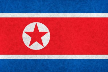 Kore Demokratik Halk Cumhuriyeti ulusal bayrak ülke bayrağı