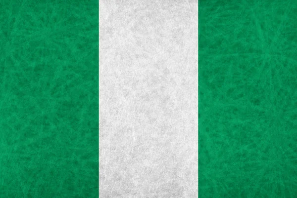 Vlajka země státní vlajka Nigérie — Stockový vektor
