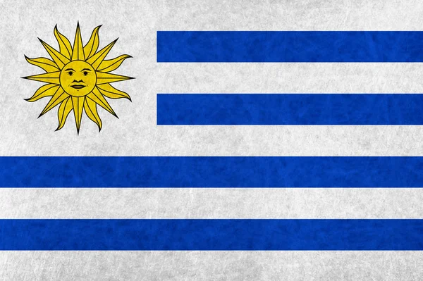 Uruguay bandera nacional bandera del país — Archivo Imágenes Vectoriales